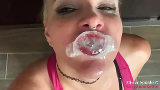 Blowing Cum Bubbles Before Swallow &sol; featuring Spunky Subhuman